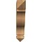 Ekena Millwork Funston Arts & Crafts Rough Sawn Bracket, Western Red Cedar, 4"W x 20"D x 20"H BKT04X20X20FST03RWR - alternate 2